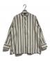 theory（セオリー）の古着「VENTURS STRIPE HILOW TUNIC シャツ」｜ベージュ