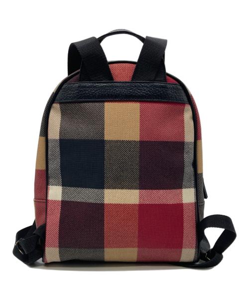 BLUE LABEL CRESTBRIDGE（ブルーレーベルクレストブリッジ）BLUE LABEL CRESTBRIDGE (ブルーレーベルクレストブリッジ) チェック柄リュック ベージュの古着・服飾アイテム