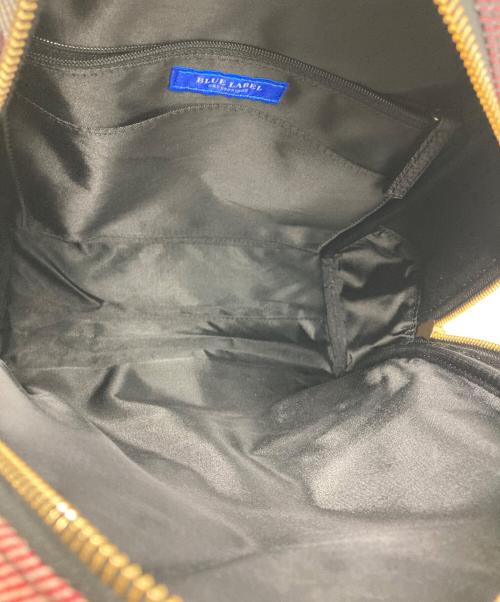 BLUE LABEL CRESTBRIDGE（ブルーレーベルクレストブリッジ）BLUE LABEL CRESTBRIDGE (ブルーレーベルクレストブリッジ) チェック柄リュック ベージュの古着・服飾アイテム