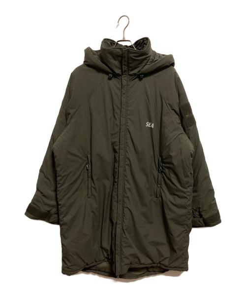 WILD THINGS（ワイルドシングス）WILD THINGS (ワイルドシングス) WIND AND SEA (ウィンダンシー) READY PARKA オリーブ サイズ:Lの古着・服飾アイテム