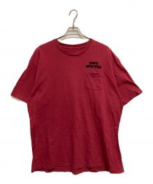 SPECTER FABRIC COMMUNICATION（スペクターファブリックコミュニケーション）の古着「ポケットTシャツ」｜レッド