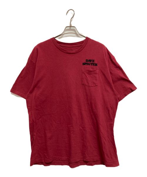 SPECTER FABRIC COMMUNICATION（スペクターファブリックコミュニケーション）Specter Fabric Communication (スペクターファブリックコミュニケーション) ポケットTシャツ レッド サイズ:XLの古着・服飾アイテム