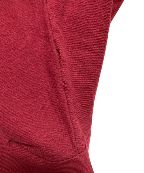 SPECTER FABRIC COMMUNICATION（スペクターファブリックコミュニケーション）Specter Fabric Communication (スペクターファブリックコミュニケーション) ポケットTシャツ レッド サイズ:XLの古着・服飾アイテム