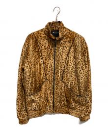 MINEDENIM（マインデニム）の古着「Leopard Fur Athletic BZ」｜ベージュ