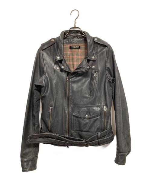 GOLDEN GOOSE（ゴールデングース）GOLDEN GOOSE (ゴールデングース) ダブルライダースレザージャケット ブラック サイズ:Sの古着・服飾アイテム