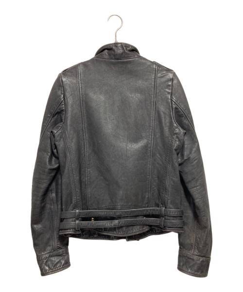GOLDEN GOOSE（ゴールデングース）GOLDEN GOOSE (ゴールデングース) ダブルライダースレザージャケット ブラック サイズ:Sの古着・服飾アイテム
