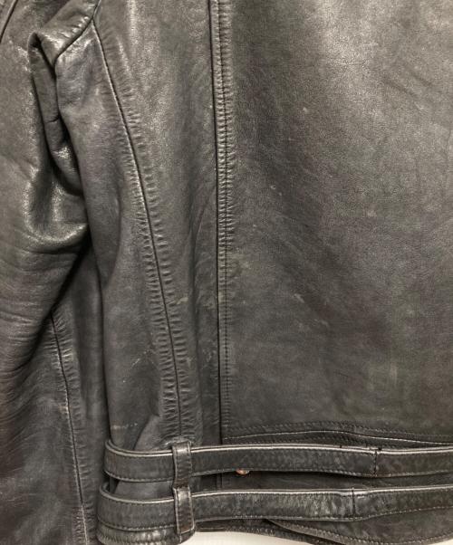 GOLDEN GOOSE（ゴールデングース）GOLDEN GOOSE (ゴールデングース) ダブルライダースレザージャケット ブラック サイズ:Sの古着・服飾アイテム