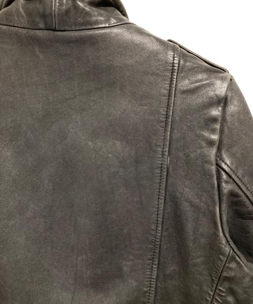 GOLDEN GOOSE（ゴールデングース）GOLDEN GOOSE (ゴールデングース) ダブルライダースレザージャケット ブラック サイズ:Sの古着・服飾アイテム