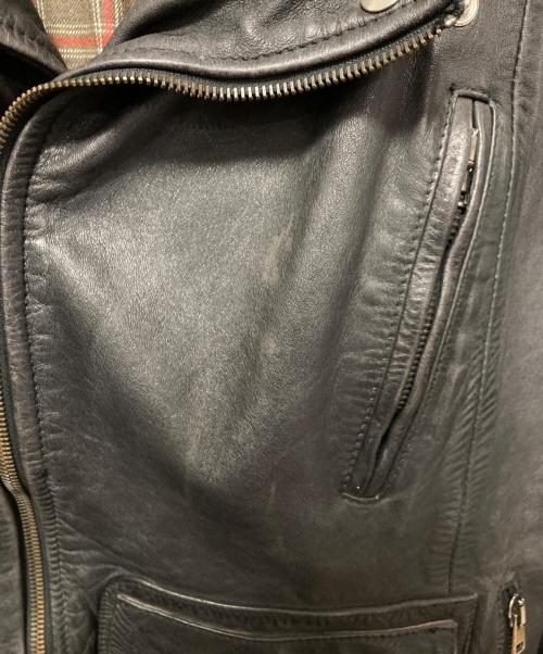 GOLDEN GOOSE（ゴールデングース）GOLDEN GOOSE (ゴールデングース) ダブルライダースレザージャケット ブラック サイズ:Sの古着・服飾アイテム
