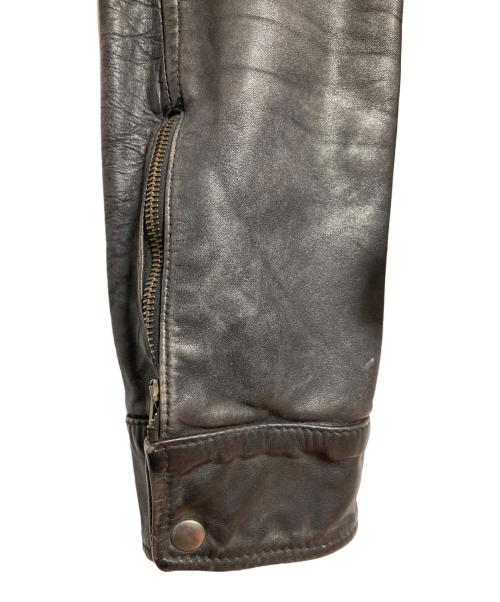 GOLDEN GOOSE（ゴールデングース）GOLDEN GOOSE (ゴールデングース) ダブルライダースレザージャケット ブラック サイズ:Sの古着・服飾アイテム