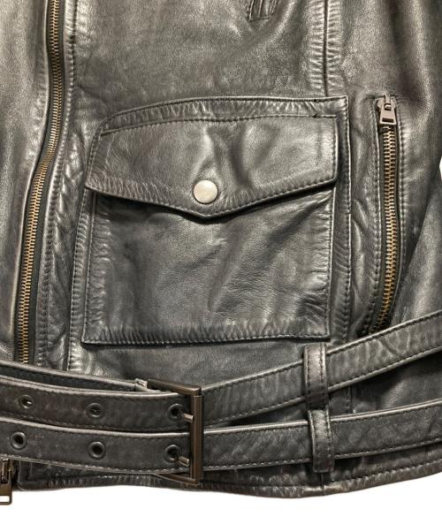 GOLDEN GOOSE（ゴールデングース）GOLDEN GOOSE (ゴールデングース) ダブルライダースレザージャケット ブラック サイズ:Sの古着・服飾アイテム