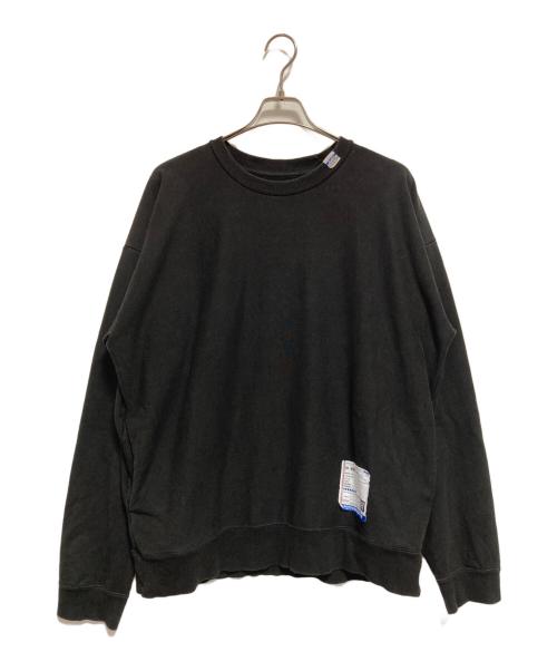MIHARA YASUHIRO（ミハラヤスヒロ）MIHARA YASUHIRO (ミハラヤスヒロ) French Terry Pullover Sweatshirt ブラック サイズ:46の古着・服飾アイテム