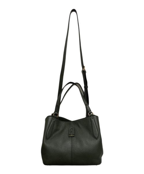 FURLA（フルラ）FURLA (フルラ) ダフネ2WAYショルダーバッグ グリーンの古着・服飾アイテム