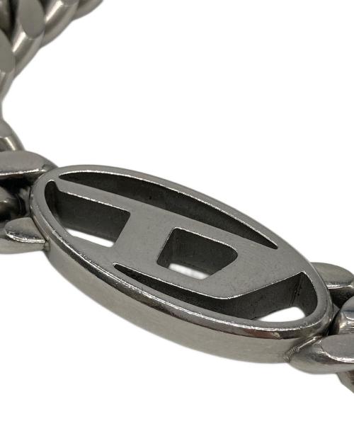 DIESEL（ディーゼル）DIESEL (ディーゼル) Dロゴチェーンネックレス シルバーの古着・服飾アイテム