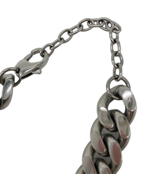 DIESEL（ディーゼル）DIESEL (ディーゼル) Dロゴチェーンネックレス シルバーの古着・服飾アイテム