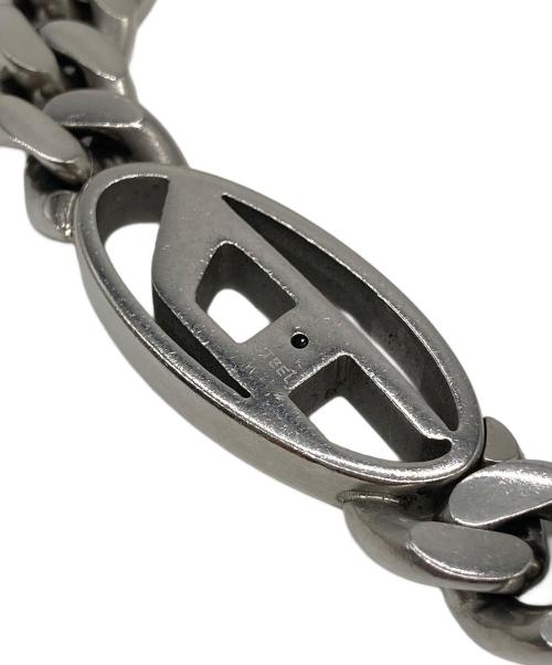 DIESEL（ディーゼル）DIESEL (ディーゼル) Dロゴチェーンネックレス シルバーの古着・服飾アイテム