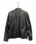 AVIREX (アヴィレックス) シングルライダースジャケット ブラック サイズ:M：18000円