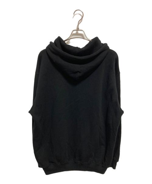 BALENCIAGA（バレンシアガ）BALENCIAGA (バレンシアガ) スポンサーロゴプルオーバーフーディー ブラック サイズ:Sの古着・服飾アイテム
