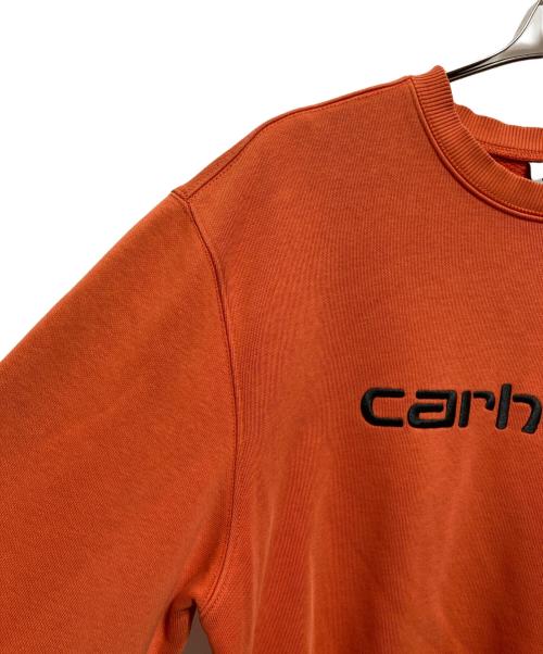CarHartt（カーハート）CarHartt (カーハート) クルーネックスウェット オレンジ サイズ:Mの古着・服飾アイテム