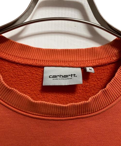 CarHartt（カーハート）CarHartt (カーハート) クルーネックスウェット オレンジ サイズ:Mの古着・服飾アイテム