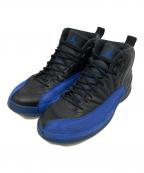 NIKEナイキ）の古着「AIR JORDAN 12 RETRO」｜ブラック×ブルー