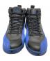 中古・古着 NIKE (ナイキ) AIR JORDAN 12 RETRO ブラック×ブルー サイズ:27.5：6000円