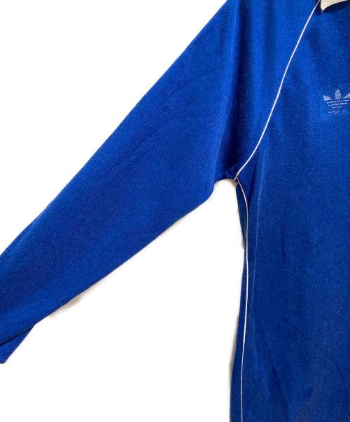 adidas（アディダス）adidas (アディダス) 70-80’ｓゲームシャツ ブルー サイズ:Mの古着・服飾アイテム