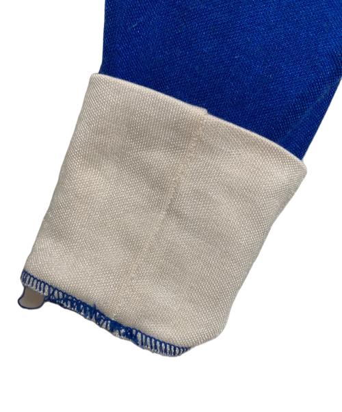 adidas（アディダス）adidas (アディダス) 70-80’ｓゲームシャツ ブルー サイズ:Mの古着・服飾アイテム