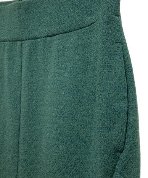 Mame Kurogouchi（マメクロゴウチ）mame kurogouchi (マメクロゴウチ) Flared Jersey Skirt グリーン サイズ:1の古着・服飾アイテム