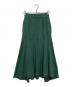 mame kurogouchi (マメクロゴウチ) Flared Jersey Skirt グリーン サイズ:1：7000円