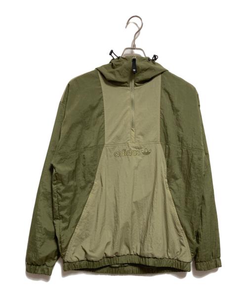 adidas（アディダス）adidas (アディダス) アノラックパーカー カーキの古着・服飾アイテム