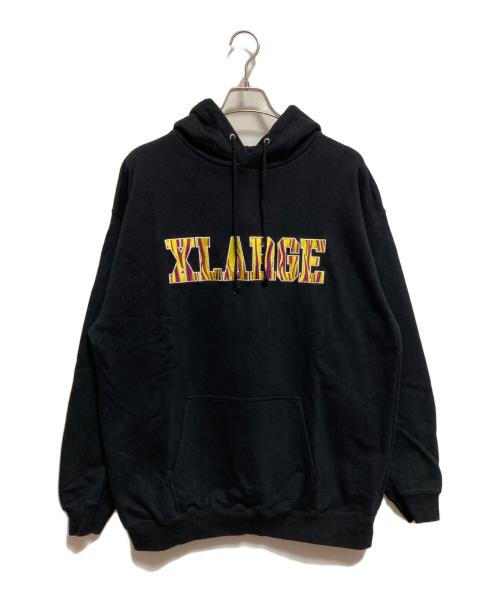 X-LARGE（エクストララージ）X-LARGE (エクストララージ) プルオーバーパーカー ブラック サイズ:XLの古着・服飾アイテム