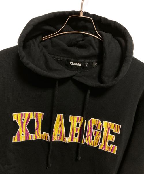 X-LARGE（エクストララージ）X-LARGE (エクストララージ) プルオーバーパーカー ブラック サイズ:XLの古着・服飾アイテム
