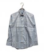 BURBERRY BLACK LABELバーバリーブラックレーベル）の古着「ボタンダウンシャツ」｜ブルー