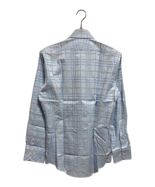 BURBERRY BLACK LABEL（バーバリーブラックレーベル）BURBERRY BLACK LABEL (バーバリーブラックレーベル) ボタンダウンシャツ ブルー サイズ:39 未使用品の古着・服飾アイテム