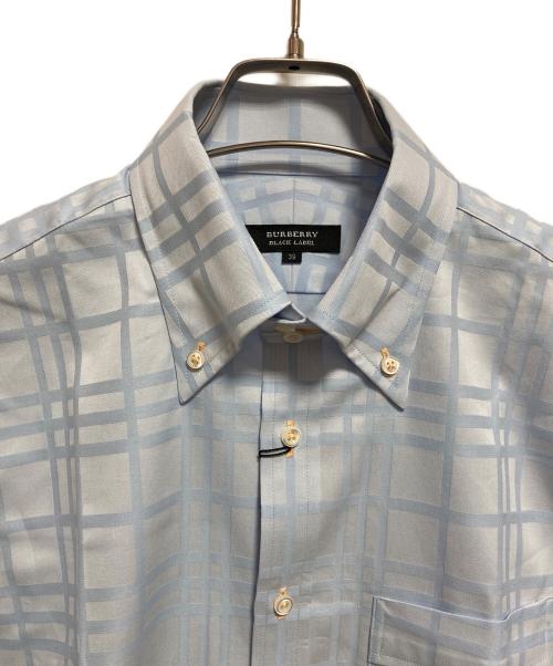 BURBERRY BLACK LABEL（バーバリーブラックレーベル）BURBERRY BLACK LABEL (バーバリーブラックレーベル) ボタンダウンシャツ ブルー サイズ:39 未使用品の古着・服飾アイテム