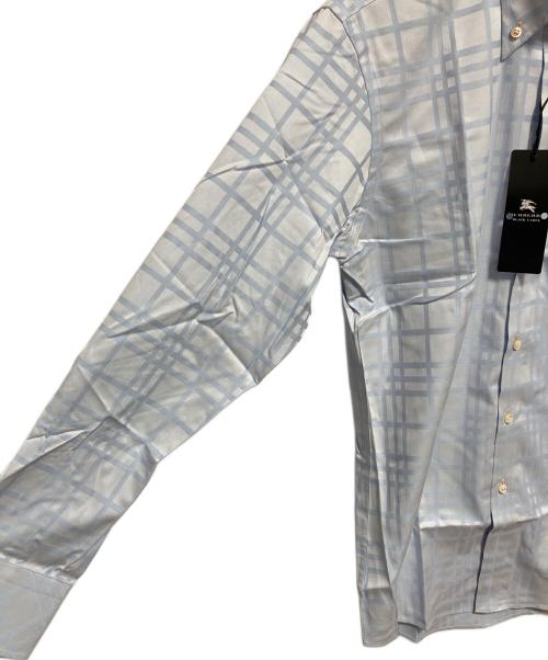 BURBERRY BLACK LABEL（バーバリーブラックレーベル）BURBERRY BLACK LABEL (バーバリーブラックレーベル) ボタンダウンシャツ ブルー サイズ:39 未使用品の古着・服飾アイテム