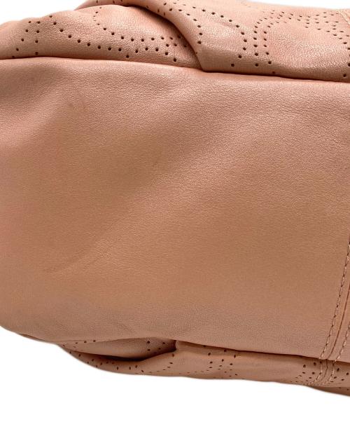 COACH（コーチ）COACH (コーチ) パンチングシグネチャー2WAYバッグ ピンクの古着・服飾アイテム