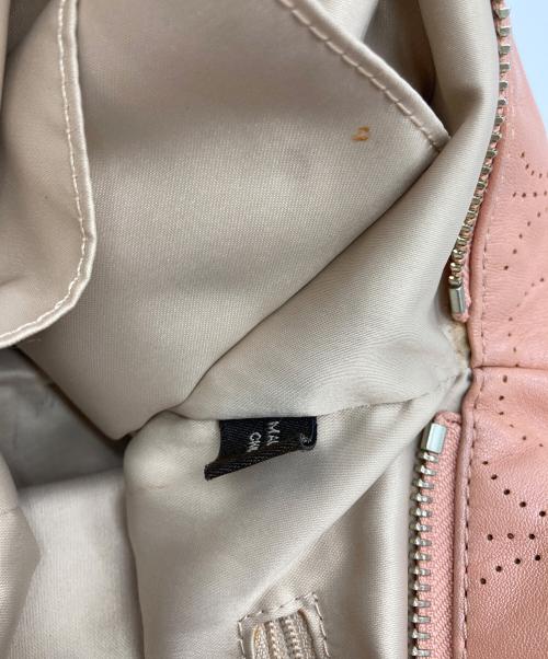 COACH（コーチ）COACH (コーチ) パンチングシグネチャー2WAYバッグ ピンクの古着・服飾アイテム