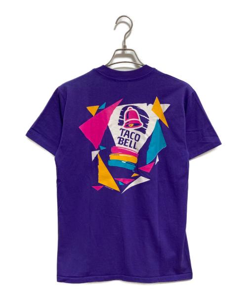 Hanes（ヘインズ）Hanes (ヘインズ) プリントTシャツ パープル サイズ:Mの古着・服飾アイテム