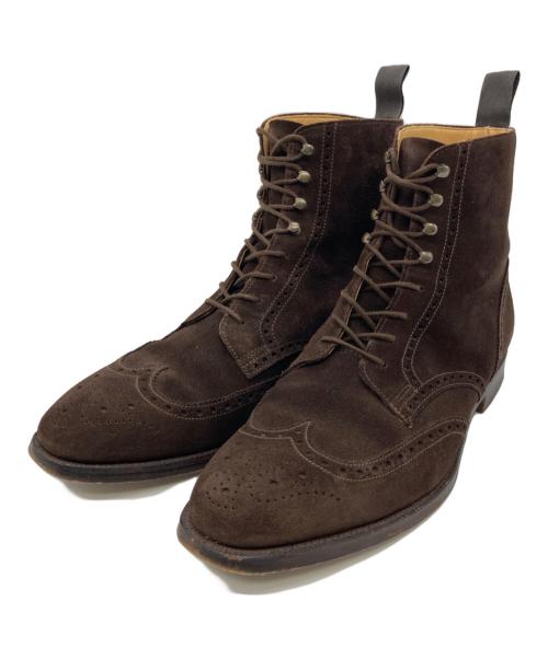 Crockett & Jones（クロケット＆ジョーンズ）Crockett & Jones (クロケット＆ジョーンズ) PAUL SMITH (ポールスミス) 別注スウェードカントリーブーツ ブラウン サイズ:8 1/2Eの古着・服飾アイテム