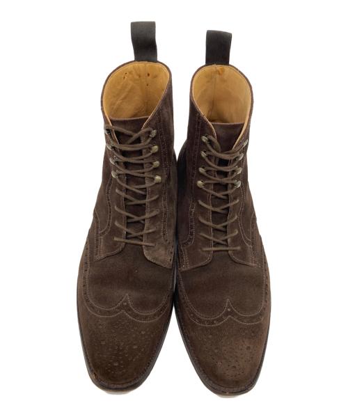 Crockett & Jones（クロケット＆ジョーンズ）Crockett & Jones (クロケット＆ジョーンズ) PAUL SMITH (ポールスミス) 別注スウェードカントリーブーツ ブラウン サイズ:8 1/2Eの古着・服飾アイテム