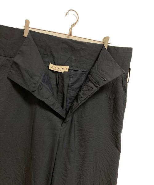 MARNI（マルニ）MARNI (マルニ) ワイドパンツ ネイビー サイズ:46の古着・服飾アイテム