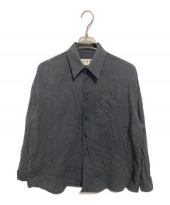 中古・古着通販】MARNI (マルニ) 半袖シャツ グレー×ネイビー サイズ