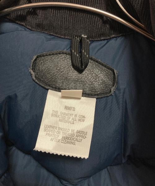 RockyMountainFeatherBed（ロッキーマウンテンフェザーベッド）RockyMountainFeatherBed (ロッキーマウンテンフェザーベッド) BEAMS (ビームス) 別注デニムダウンベスト ブラック サイズ:36の古着・服飾アイテム