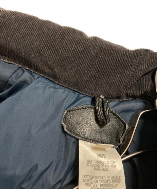 RockyMountainFeatherBed（ロッキーマウンテンフェザーベッド）RockyMountainFeatherBed (ロッキーマウンテンフェザーベッド) BEAMS (ビームス) 別注デニムダウンベスト ブラック サイズ:36の古着・服飾アイテム