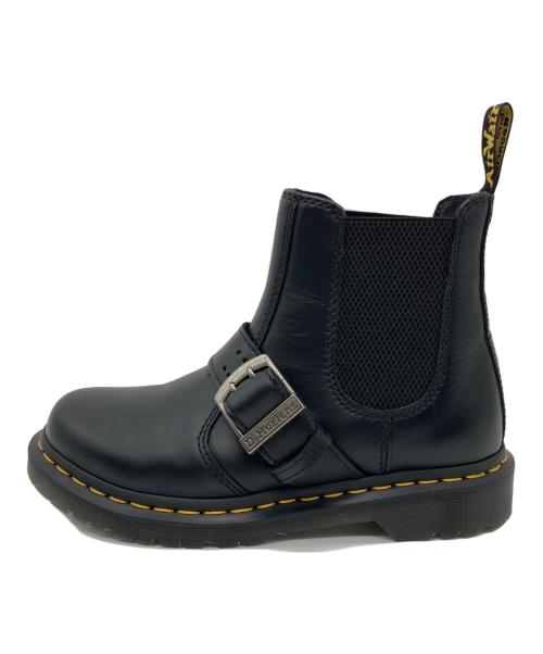 Dr.Martens（ドクターマーチン）Dr.Martens (ドクターマーチン) 2976 BUCKLE PULL UP CHELSEA BOOTS ブラック サイズ:UK5の古着・服飾アイテム