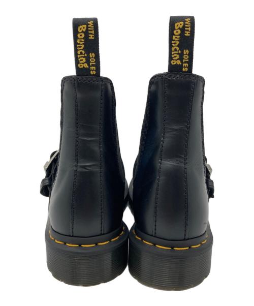 Dr.Martens（ドクターマーチン）Dr.Martens (ドクターマーチン) 2976 BUCKLE PULL UP CHELSEA BOOTS ブラック サイズ:UK5の古着・服飾アイテム