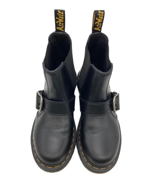 Dr.Martens（ドクターマーチン）Dr.Martens (ドクターマーチン) 2976 BUCKLE PULL UP CHELSEA BOOTS ブラック サイズ:UK5の古着・服飾アイテム