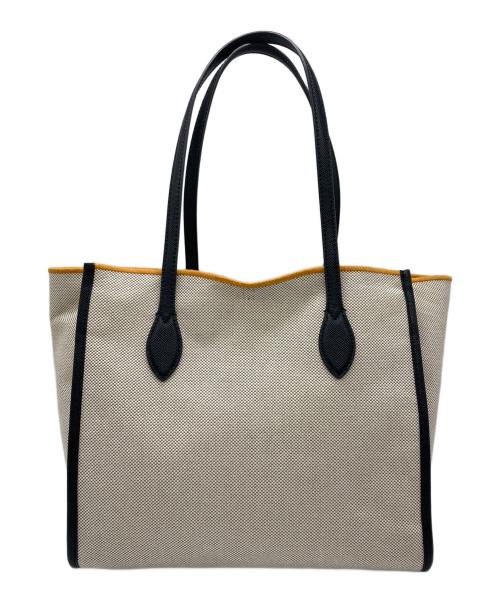 FURLA（フルラ）FURLA (フルラ) ERA M Tote ベージュ×ブラックの古着・服飾アイテム